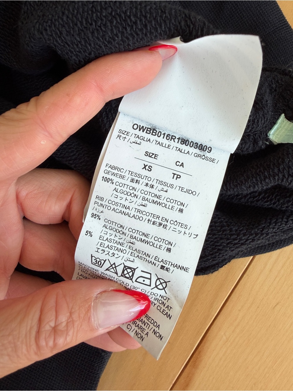 Off White c/o Virgil Abloh Flower Shop hoodie in Black size XS - Picture 6 of 7
